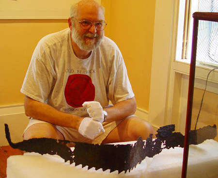 Tad Baker and pit saw