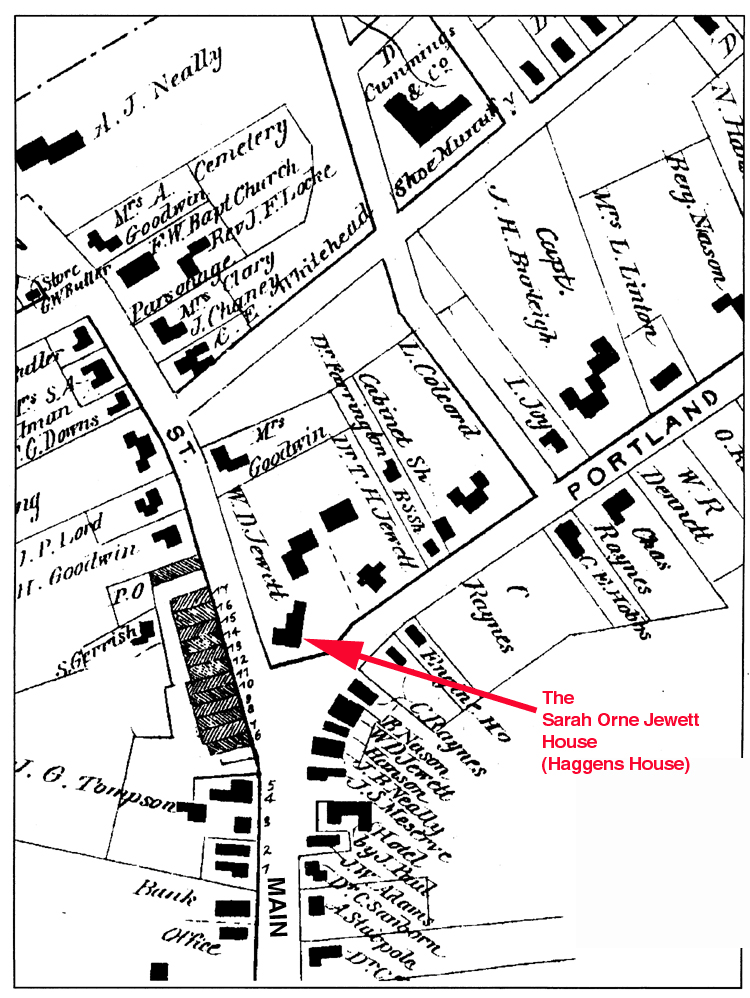 1872 map of Central Square